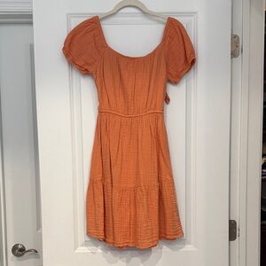 Jessica Simpson Vibrant Orange Mini Dress